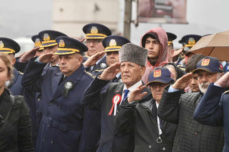 Ulu nder Mustafa Kemal Atatrk, vefatnn 86. yl dnmnde skdar'da anld