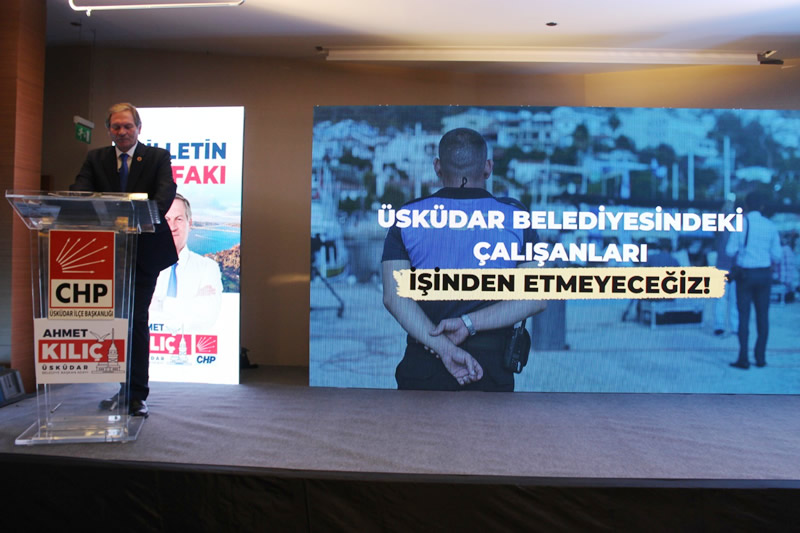 Millet ttifak skdar Belediye Bakan Aday Ahmet Kl, skdar'a Nefes Aldracak Projelerini aklad.