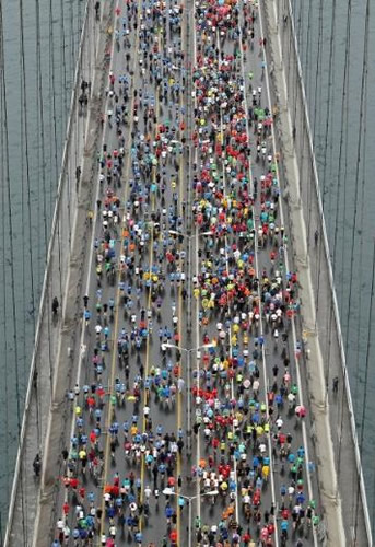 33. Avrasya Maratonu'na yal havaya ramen stanbullular youn ilgi gsterdi