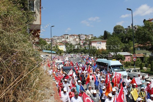 skdar ''Milli radeye Sayg'' iin yollara dt