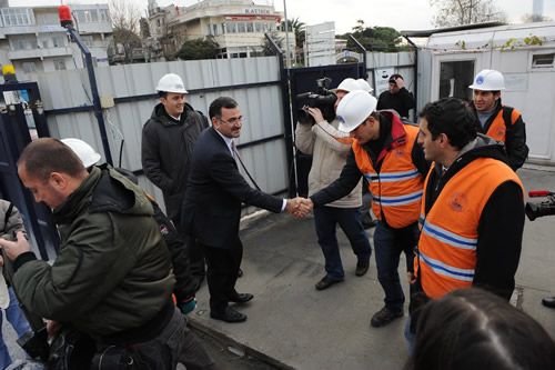 Bakan Mustafa Kara, Marmaray'n kalbine indi