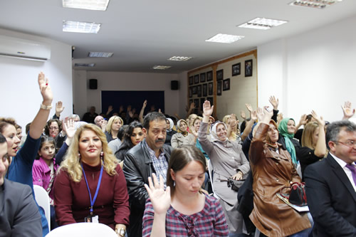 engelky lkretim'de Okul Aile Birlii Genel Kurulu yapld