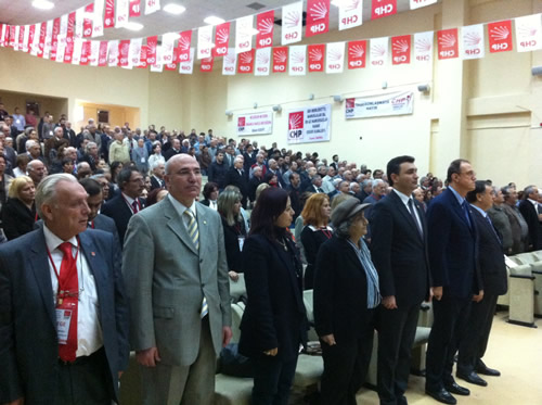 CHP skdar le Bakanl 9. Olaan Genel Kongresi Haydarpaa Lisesi Kongre Salonu