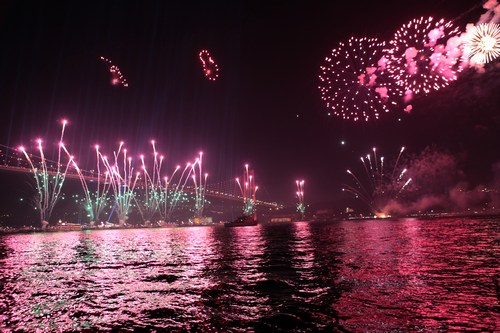 Cumhuriyetimizin 90. Yl stanbul Boaz'nda Cokuyla Kutland