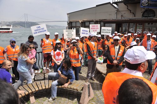 Dnya evre Gnllleri skdar Kuzguncuk Bostan'nda Bir Araya Geldi