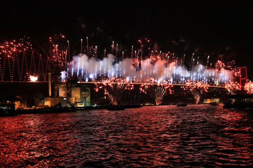 stanbul Boaz'nda Muhteem Cumhuriyet Bayram Kutlamalar