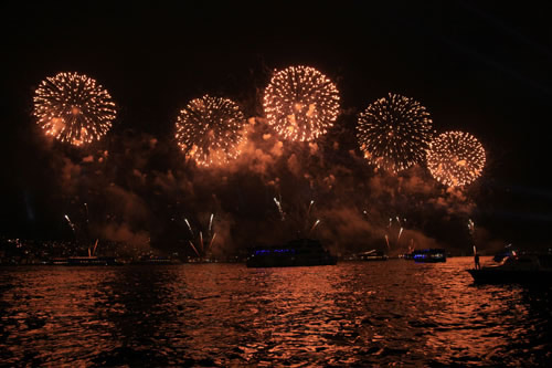 stanbul Boaz'nda Muhteem Cumhuriyet Bayram Kutlamalar