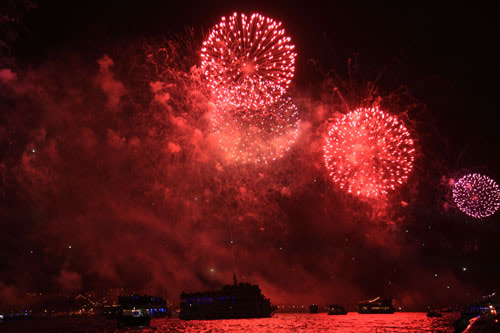 stanbul Boaz'nda Muhteem Cumhuriyet Bayram Kutlamalar