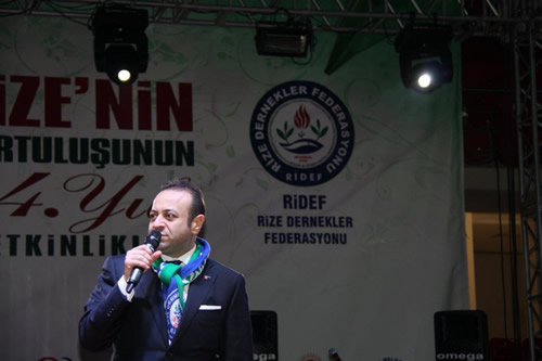 Rize'nin dman igalinden kurtuluunun 94. yldnm skdar'da kutland