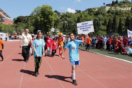 8. Ulusal zel Sporcular Atletizm enlii al treni