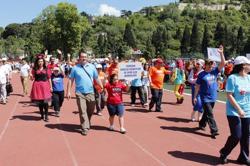 8. Ulusal zel Sporcular Atletizm enlii al treni