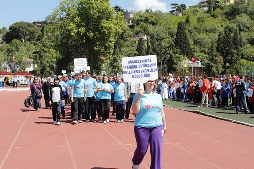 8. Ulusal zel Sporcular Atletizm enlii al treni