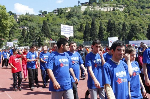 8. Ulusal zel Sporcular Atletizm enlii al treni