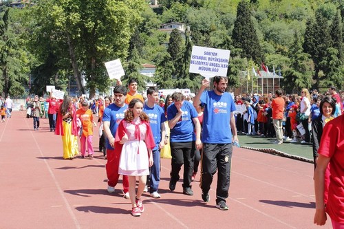 8. Ulusal zel Sporcular Atletizm enlii al treni