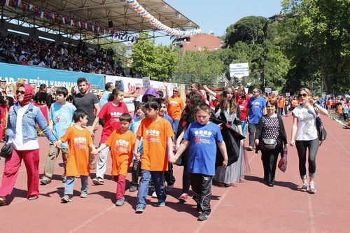 8. Ulusal zel Sporcular Atletizm enlii al treni