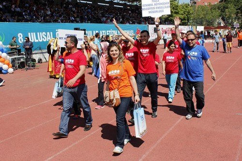 8. Ulusal zel Sporcular Atletizm enlii al treni