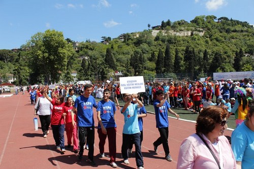 8. Ulusal zel Sporcular Atletizm enlii al treni