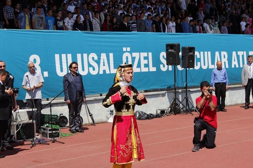 8. Ulusal zel Sporcular Atletizm enlii al treni