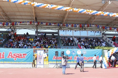 8. Ulusal zel Sporcular Atletizm enlii al treni