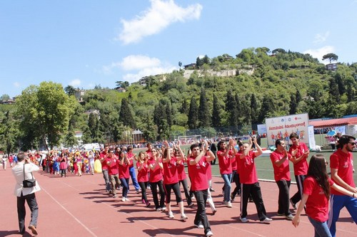 8. Ulusal zel Sporcular Atletizm enlii al treni