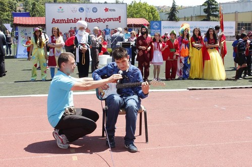 8. Ulusal zel Sporcular Atletizm enlii al treni