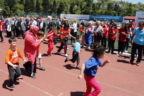 8. Ulusal zel Sporcular Atletizm enlii al treni