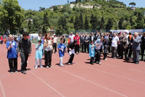 8. Ulusal zel Sporcular Atletizm enlii al treni