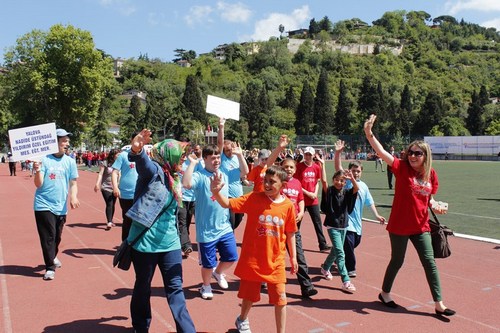 8. Ulusal zel Sporcular Atletizm enlii al treni