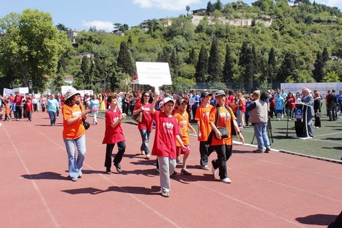 8. Ulusal zel Sporcular Atletizm enlii al treni