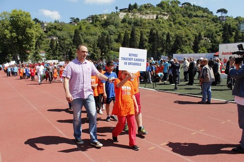 8. Ulusal zel Sporcular Atletizm enlii al treni