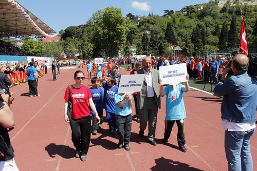 8. Ulusal zel Sporcular Atletizm enlii al treni