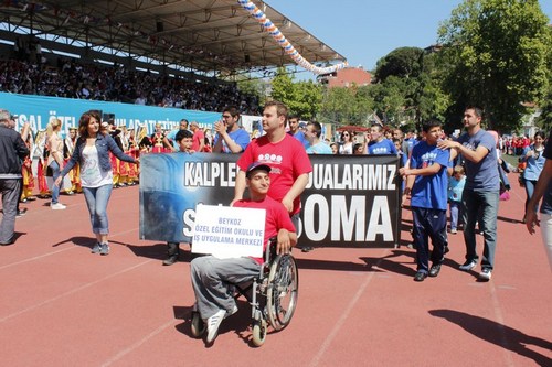 8. Ulusal zel Sporcular Atletizm enlii al treni