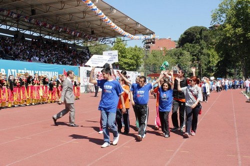 8. Ulusal zel Sporcular Atletizm enlii al treni