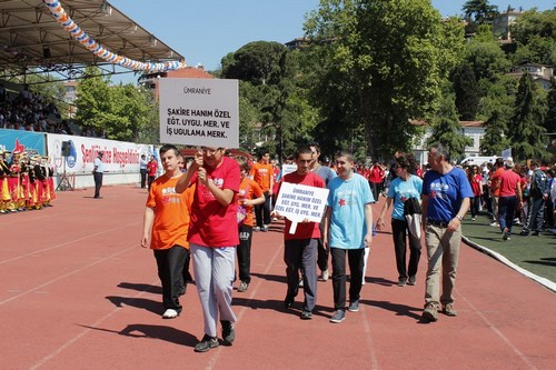 8. Ulusal zel Sporcular Atletizm enlii al treni