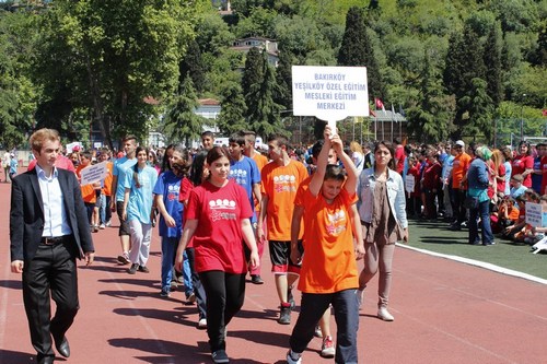 8. Ulusal zel Sporcular Atletizm enlii al treni