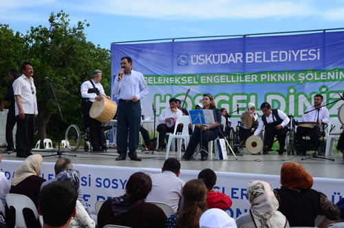 skdar Belediyesi 4. Geleneksel Engelliler Piknii, Valideba Korusu'nda gerekletirildi