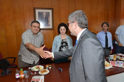 Hilmi Trkmen, skdar Yerel Basn temsilcilerini misafir etti