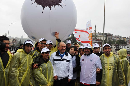 skdar Genlik Merkezi yeleri Ktalar Aras Maratonda yerini ald