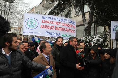 skdar Rizeliler Dernei'nden Babakan Erdoan'a gemi olsun ziyareti