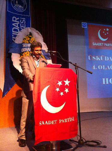 skdar Saadet Partisi 4. Olagan Kongresi yapld