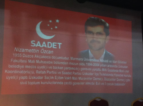 skdar Saadet Partisi 4. Olagan Kongresi yapld