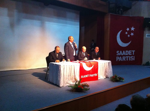 skdar Saadet Partisi 4. Olagan Kongresi yapld