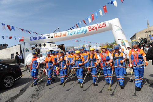 skdar'da Bahar Temizlii Balad