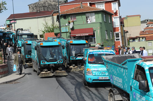 skdar'da Bahar Temizlii Balad