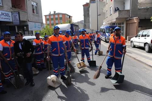 skdar'da Bahar Temizlii Balad