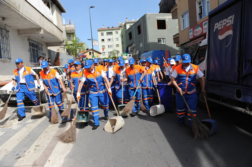 skdar'da Bahar Temizlii Balad