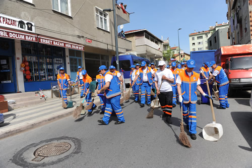 skdar'da Bahar Temizlii Balad