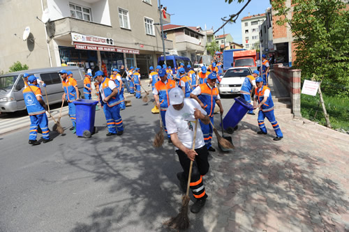 skdar'da Bahar Temizlii Balad