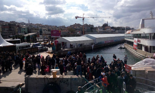 AK Parti Byk stanbul Mitingi'ne skdar'dan byk katlm