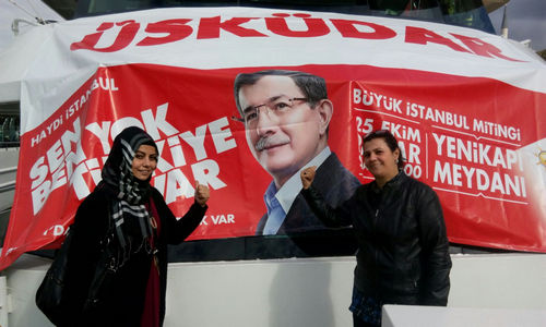 AK Parti Büyük İstanbul Mitingi'ne Üsküdar'dan büyük katılım